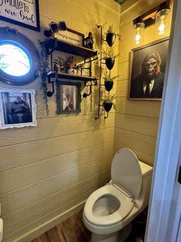 TOILET CLOSET - HAVE YOU HEARD ABOUT OUR HEATED AND LIT TOILET SEATS? BE PREPARED TO WANT TO CAMP OUT IN THERE.