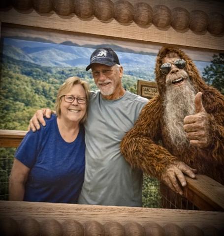 BIG FOOT AND OUR HANDSOME GENERAL CONTRACTOR AND HIS BEAUTIFUL WIFE - JERRY & LINDA