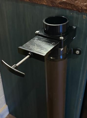 DROP ANY SIZE CAN OR BOTTLE DOWN THE DRINK CHUTE FROM THE KITCHENETTE TO YOUR LOWER DECK - ALSO MAKES A GREAT TELEPHONE (WINK)