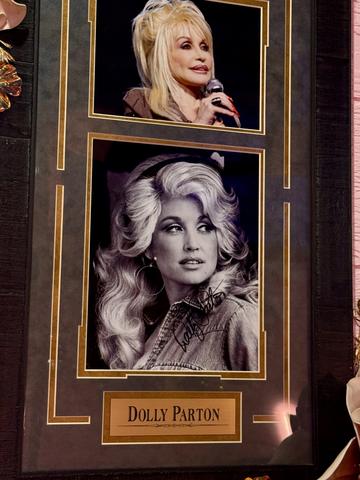 AUTHENTIC AUTOGRAPHED DOLLY PARTON MEMORABILIA THROUGHOUT