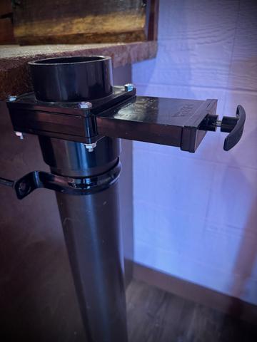 DROP ANY SIZE CAN OR BOTTLE DOWN THE DRINK CHUTE IN THE KITCHENETTE TO THE LOWER DECK - ALSO MAKES A GREAT TELEPHONE (WINK)