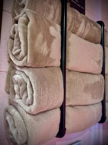 OUTDOOR BLANKETS FOR THOSE COZY FIRESIDE NIGHTS ARE PROVIDED
