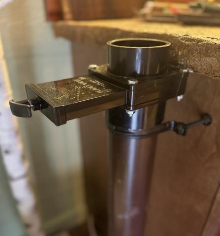 DROP ANY SIZE CAN OR BOTTLE DOWN THE DRINK CHUTE FROM YOUR KITCHENETTE TO THE LOWER DECK- ALSO MAKES A GREAT TELEPHONE (WINK)