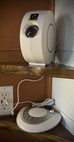 STAR LIGHT PROJECTOR AND SOUND MACHINE FOR THE FULL VIBE IN YOUR TREEHOUSE