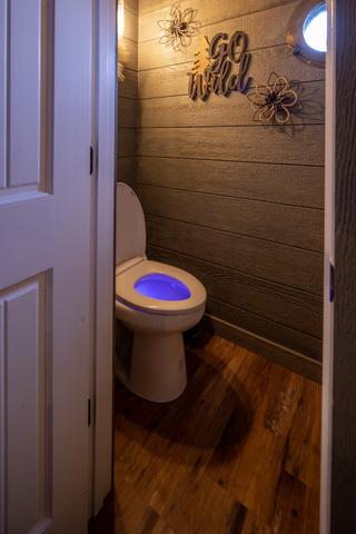 HAVE YOU HEARD ABOUT OUR LIT & HEATED TOILET SEATS? AKA "THE THRONE" - WARNING, THIS IS GOING TO BE YOUR FAVORITE THING!