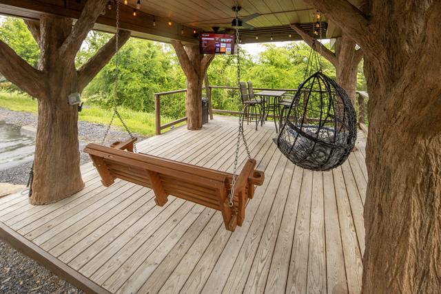 LOWER DECK OF TARZAN & JANE TREE FORT TREEHOUSES
