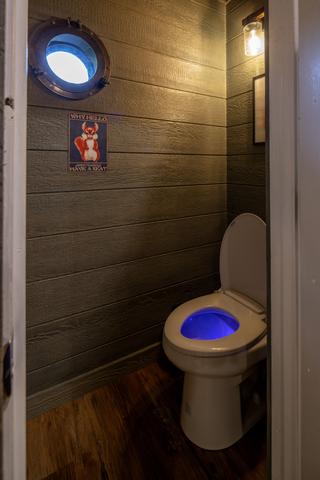 HAVE YOU HEARD ABOUT OUR HEATED AND LIT TOILET SEATS? #1 MENTIONED FEATURE IN OUR TREEHOUSES