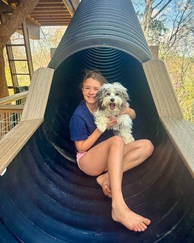 WE ARE PET FRIENDLY! EVERY PUP RECEIVES A BONE AND A TOY WAITING IN THEIR TREEHOUSE UPON ARRIVAL