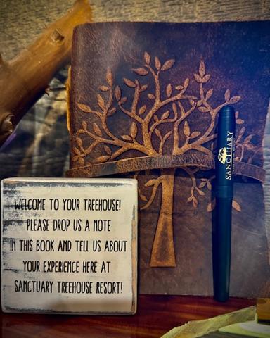 TREEHOUSE GUEST BOOK - DROP US A NOTE AND TELL US ABOUT YOUR ADVENTURES HERE! 