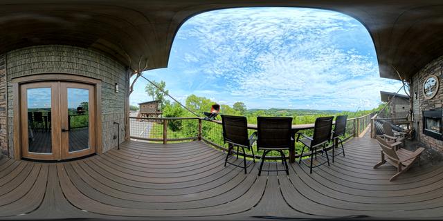TARZAN & JANE TREEFORT DOUBLE TREEHOUSES AT SANCTUARY TREEHOUSE RESORT PANORAMA