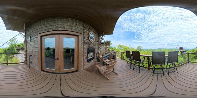 TARZAN & JANE TREEFORT DOUBLE TREEHOUSES AT SANCTUARY TREEHOUSE RESORT PANORAMA