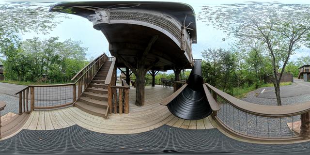PANORAMA AIR FORT ONE TREEHOUSE AT SANCTUARY TREEHOUSE RESORT IN THE SMOKY MOUNTAINS