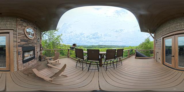 PANORAMA AIR FORT ONE TREEHOUSE AT SANCTUARY TREEHOUSE RESORT IN THE SMOKY MOUNTAINS