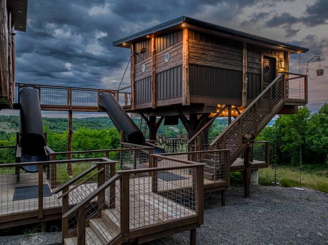 LAND OF THE FREE/HOME OF THE BRAVE - SANCTUARY TREEHOUSE RESORT