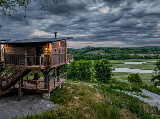 LAND OF THE FREE/HOME OF THE BRAVE - SANCTUARY TREEHOUSE RESORT