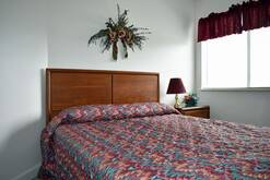 8302 downstairs bedroom with queen bed