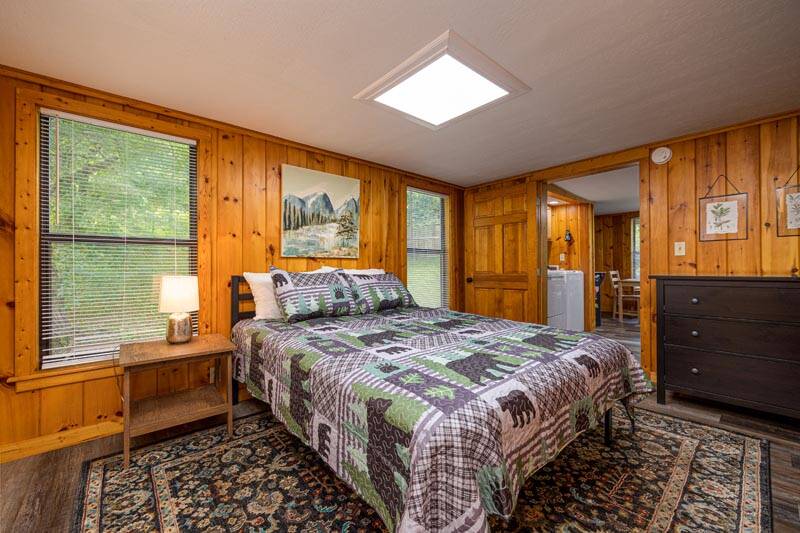 Anothewr angle of your cabin's second bedroom. at Pigeon Forge Getaway in Gatlinburg TN