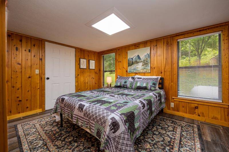 Second bedroom at your cabin in the Tennessee Smokies. at Pigeon Forge Getaway in Gatlinburg TN