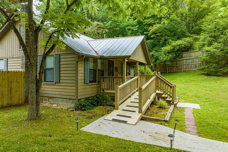 Photo of your cabin's exterior side. at Pigeon Forge Getaway in Gatlinburg TN