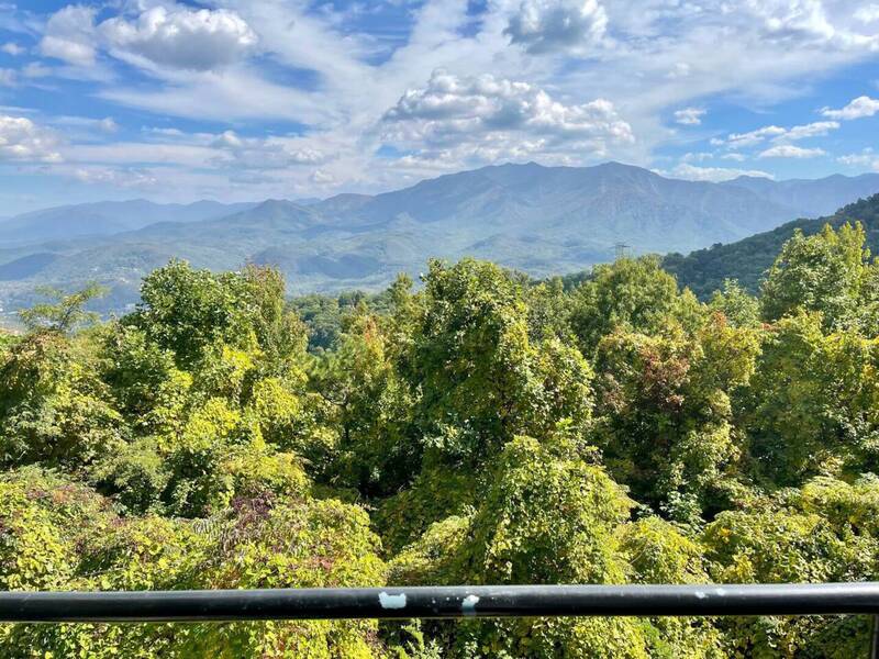 Relaxing Smoky Mountain views from your Gatlinburg condo. at Top of the Smokies in Gatlinburg TN