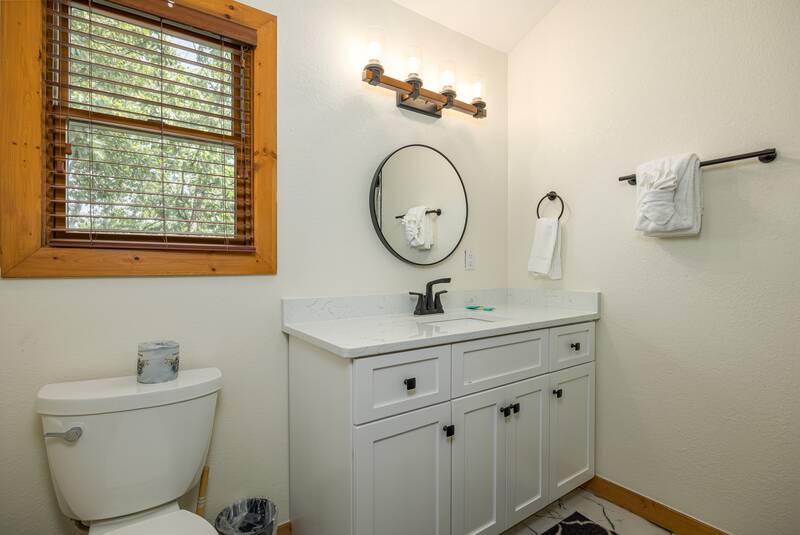 Get ready for area events easily with all the bathrooms. at Five Bears Mountain View Lodge in Gatlinburg TN