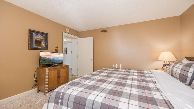 Second bedroom of your Smoky Mountains condo. at Smokies Summit View in Gatlinburg TN