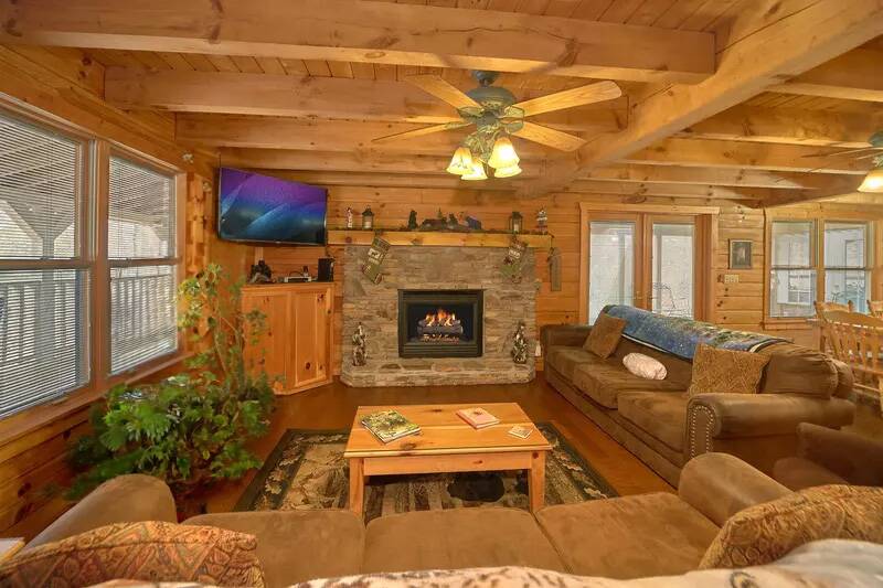A relaxing cabin rental in the Smokies of Tennessee. at Wrap Around The Son in Gatlinburg TN