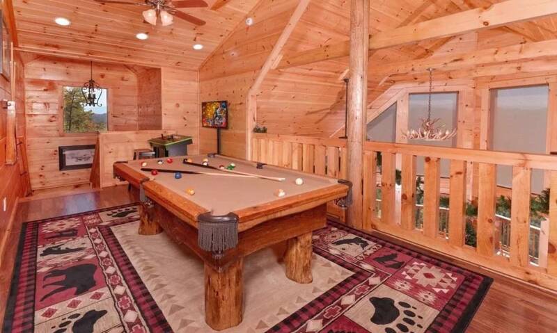 Ready for a few games of pool at the cabin? at Mother's Dream in Gatlinburg TN