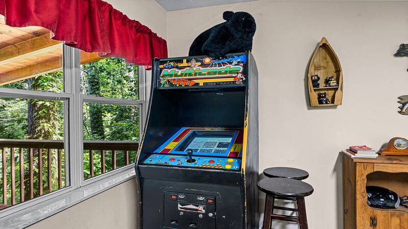 Select from several games for the family to play and challenge each other. at Bear Crossing in Gatlinburg TN
