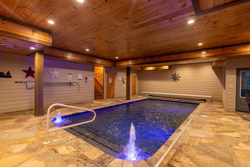 Private swimming pool cabin Pigeon Forge, Tennessee. at The Appalachian in Gatlinburg TN