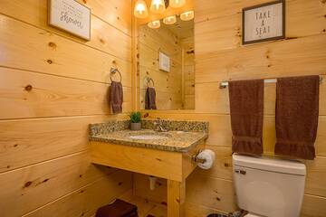 Sink in your cabin's 3rd bedroom.