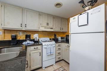 Your Gatlinburg condo has a fully equipped kitchen. at A Moonlit Kiss in Gatlinburg TN