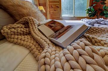 Bedroom 3 offers a lot of space and elegance. at A Great Escape in Gatlinburg TN