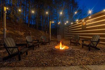 What better way to relax at your cabin fire pit in the Smokies.