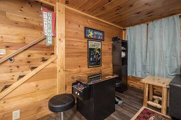 Your cabin rental features a multi-player arcade.