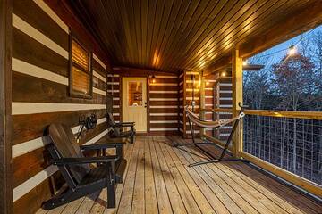 Relax at your Cabin in the Smokies on the hammock.