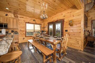 Save vacation dollars dining with the family at your cabin.