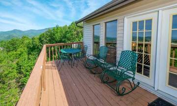 Smoky Mountain views from your chalet.