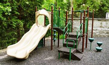 Children's slide at Chalet Village.