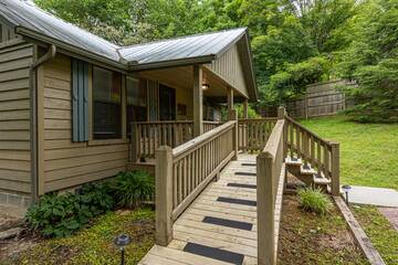 Easy ramp access to your Pigeon Forge cabin rental. at Pigeon Forge Getaway in Gatlinburg TN