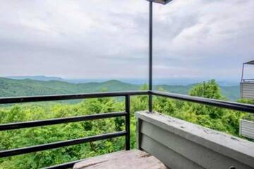 Take in the Smoky Mountain views from your condo's balcony.