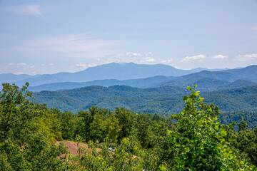 Smoky Mountain views from your cabin.