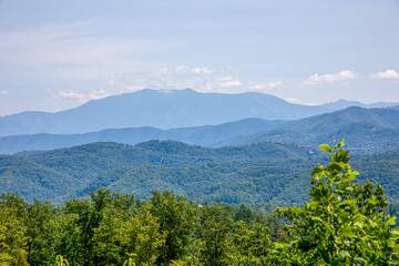 Seemingly endless views of the Smoky Mountains from your cabin rental.