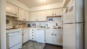 Your condo's fully equipped kitchen.