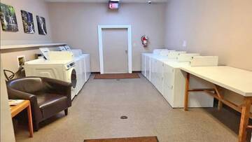 Travel lite with the condo's laundry facility.