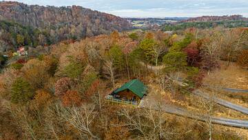 Smoky Mountains fall cabin rental.