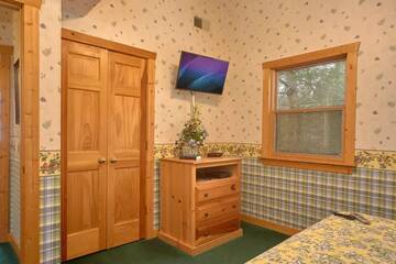 Television in your second bedroom. at Wrap Around The Son in Gatlinburg TN