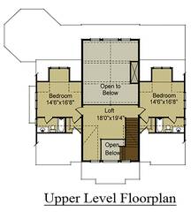Cabin Upper Floor Plan 