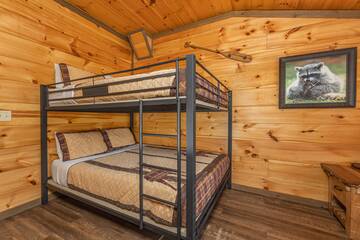 Your rental cabin's bunk beds .  at The Appalachian in Gatlinburg TN