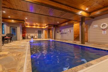 The entire family can enjoy this swimming pool cabin. at The Appalachian in Gatlinburg TN